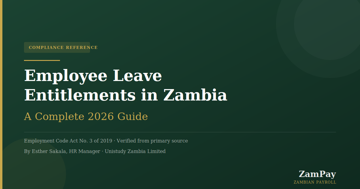Employee Leave Entitlements in Zambia 2026 — ECA Guide